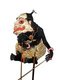 Indonesia: Figure of Bagong, wayang kulit ('shadow puppet') character, one of the Punokawan or clown-servants of the heroes